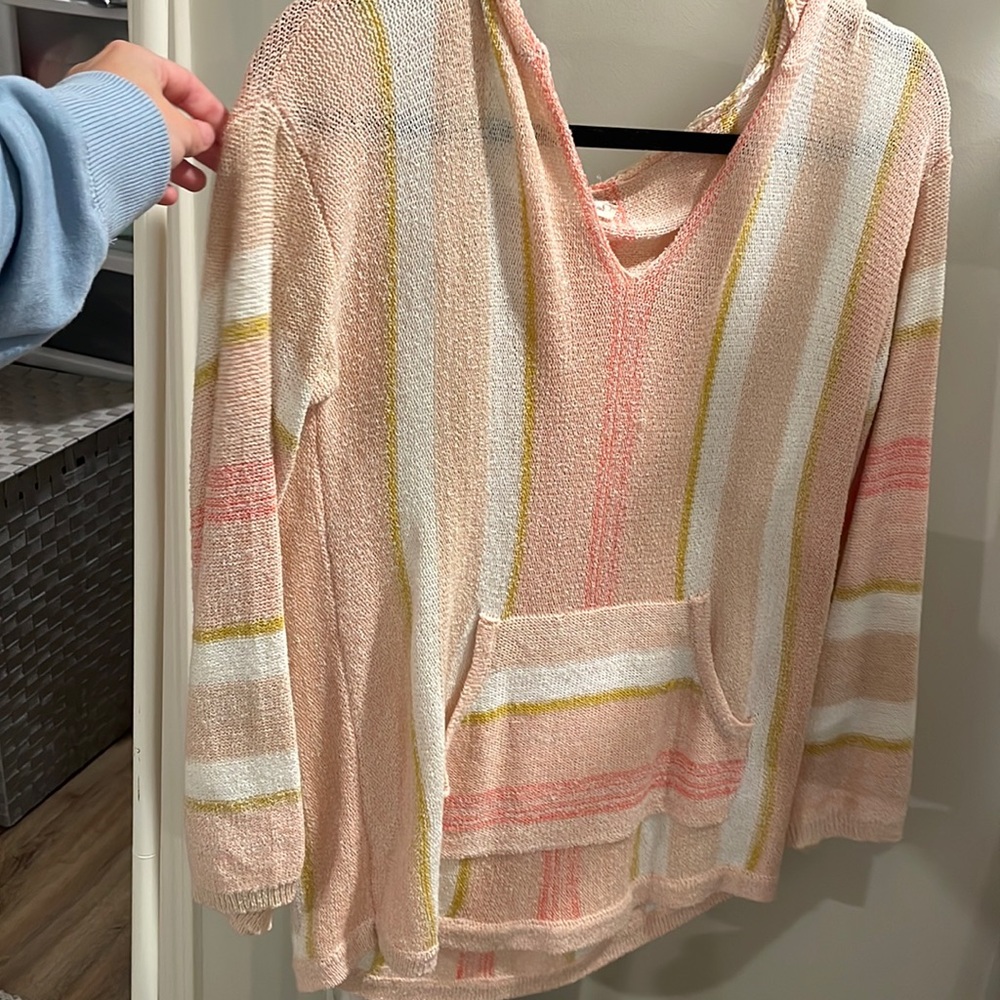 Lightweight pink sweatshirt!